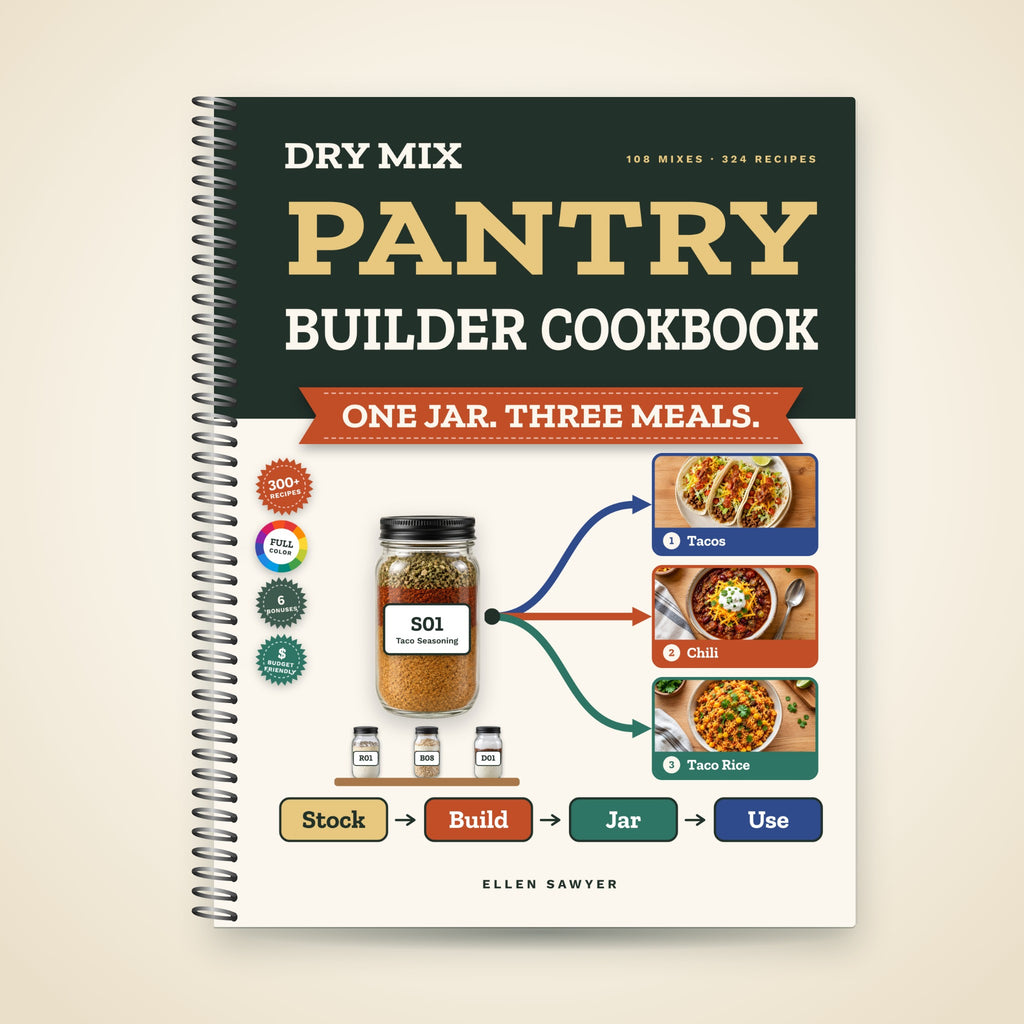 Dry Mix Pantry Builder Cookbook (Spiral-Bound): 108 Homemade Mixes, 324 Easy Recipes