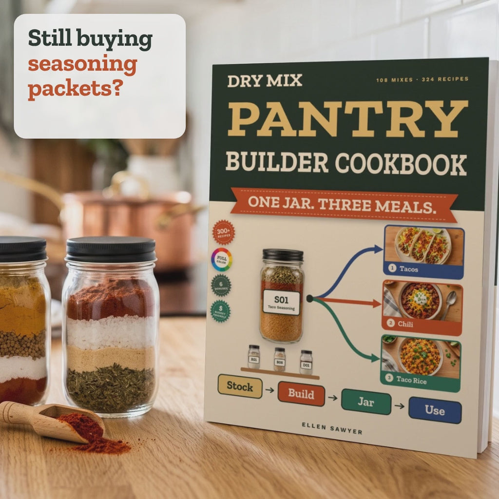 Dry Mix Pantry Builder Cookbook (Spiral-Bound): 108 Homemade Mixes, 324 Easy Recipes